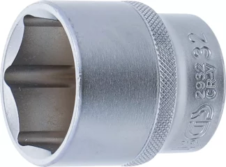 Douille pour clé, six pans | 12,5 mm (1/2") | 32 mm