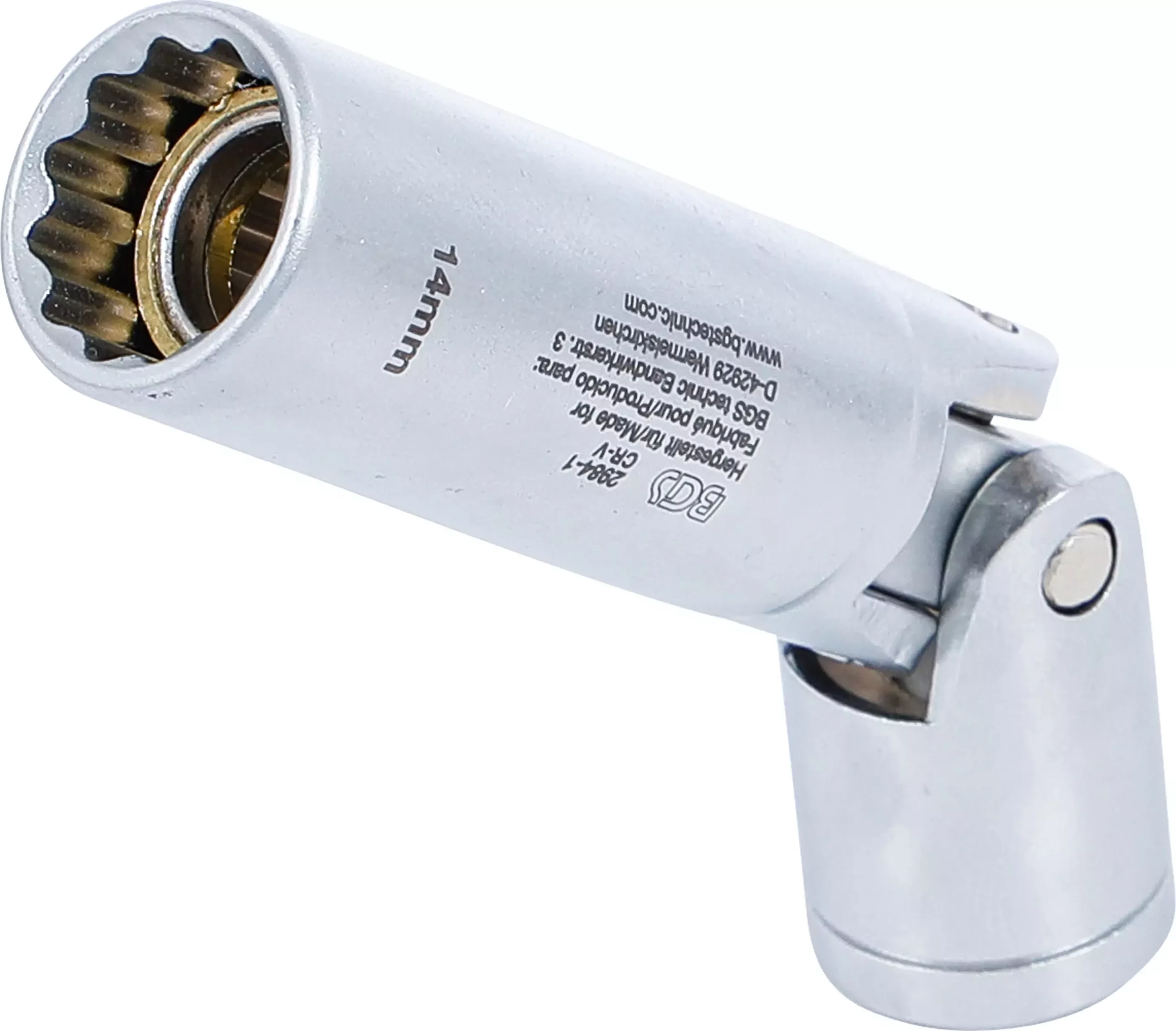 Douille articulée de bougie douze pans | 10 mm (3/8") | 14 mm