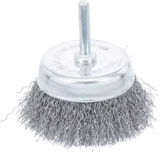 Brosse ronde | réception de goupille 6 mm | Ø 75 mm