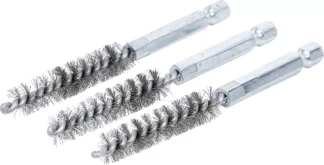 Brosse en acier | 10 mm | 6,3 mm (1/4") | 3 pièces