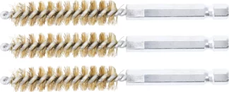 Brosse en laiton | 11 mm | 6,3 mm (1/4") | 3 pièces