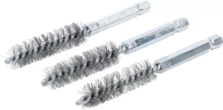 Brosse en acier | 12 mm | 6,3 mm (1/4") | 3 pièces
