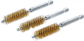 Brosse en laiton | 13 mm | 6,3 mm (1/4") | 3 pièces