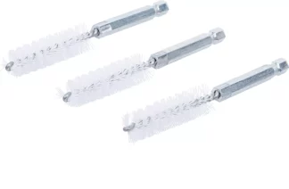 Brosse plate Nylon | 13 mm | 6,3 mm (1/4") | 3 pièces