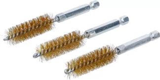 Brosse en laiton | 14 mm | 6,3 mm (1/4") | 3 pièces