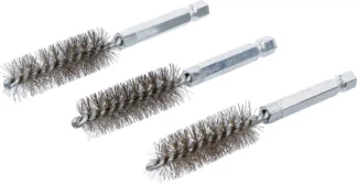 Brosse en acier | 15 mm | 6,3 mm (1/4") | 3 pièces