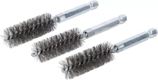 Brosse en acier | 16 mm | 6,3 mm (1/4") | 3 pièces