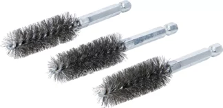 Brosse en acier | 17 mm | 6,3 mm (1/4") | 3 pièces