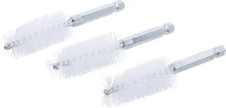Brosse plate Nylon | 19 mm | 6,3 mm (1/4") | 3 pièces