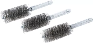 Brosse en acier | 19 mm | 6,3 mm (1/4") | 3 pièces