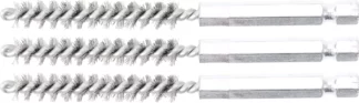 Brosse en acier | 8 mm | 6,3 mm (1/4") | 3 pièces