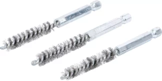 Brosse en acier | 9 mm | 6,3 mm (1/4") | 3 pièces