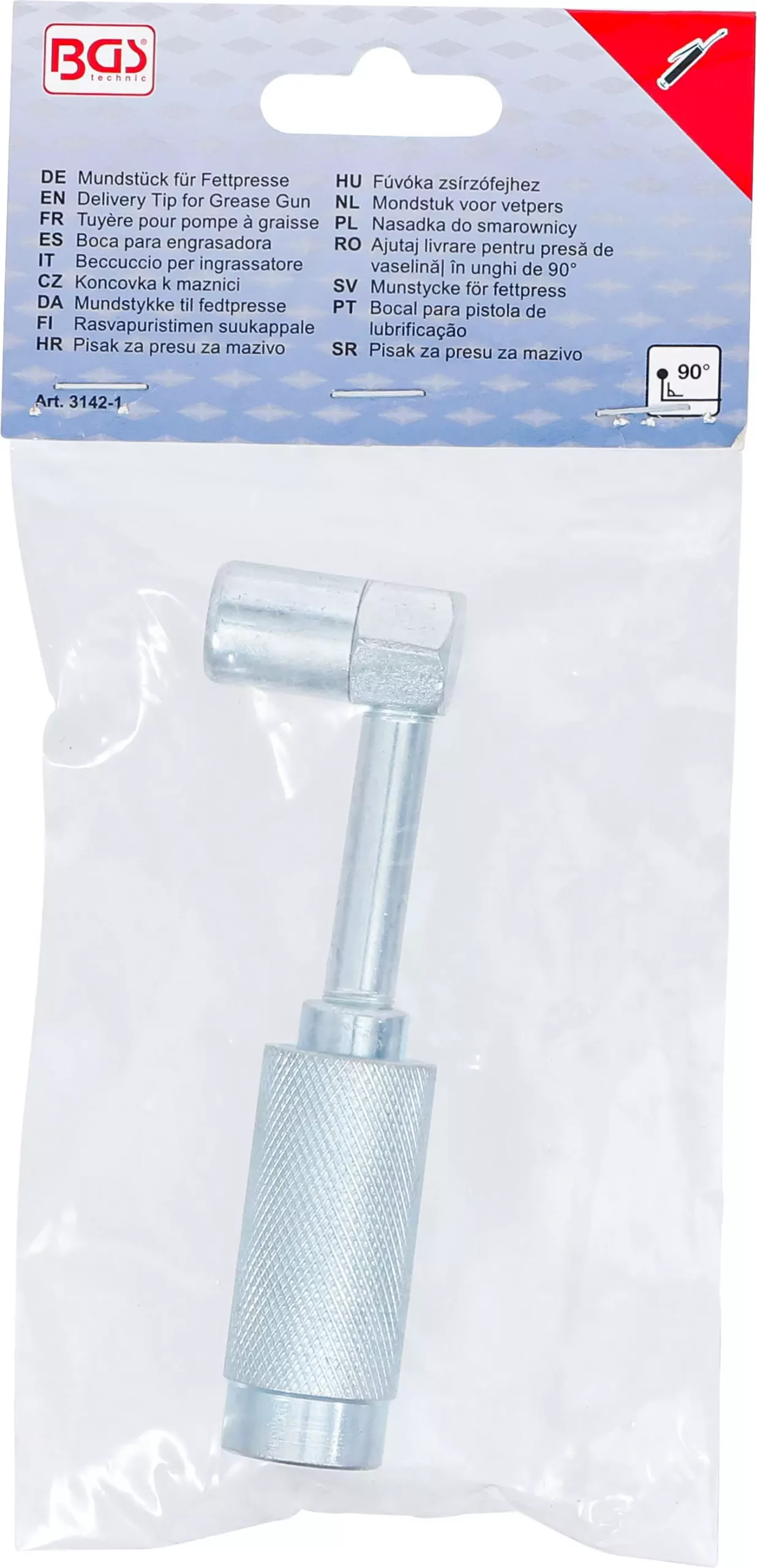 Accessoire de lubrifiant pour presse à graisse | coudé 90° – Image 4