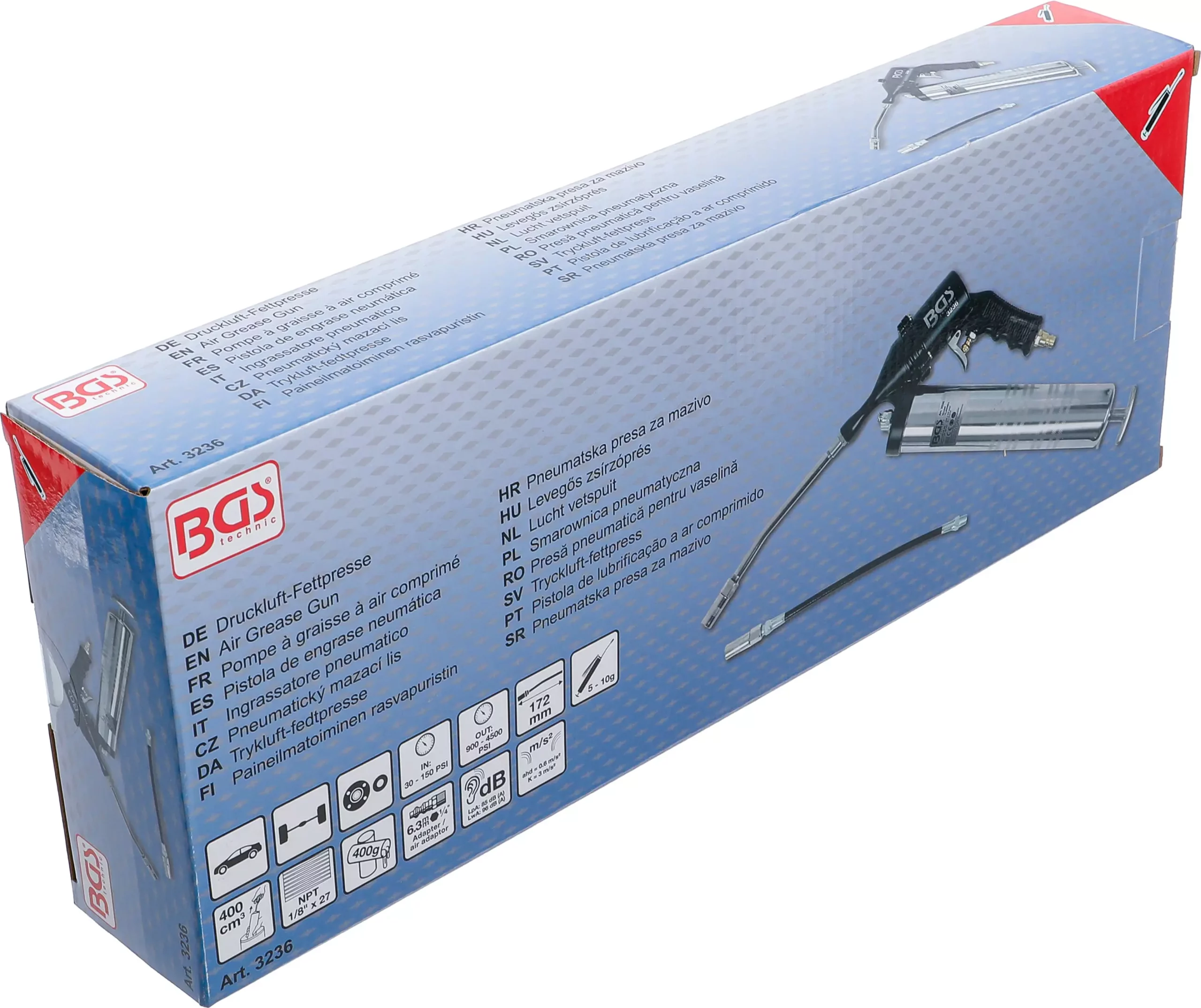 Pompe à graisse à air comprimé | 400 ccm³ – Image 5