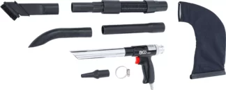 Pistolet à air comprimé aspirant et soufflant | réversible | 8 pièces