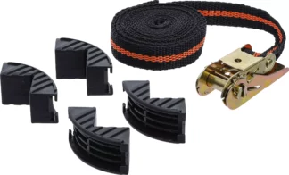 Sangle à cliquet | avec 4 mâchoires de protection | 5 m x 25 mm