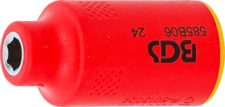 Douille pour clé VDE, six pans | 10 mm (3/8") | 6 mm