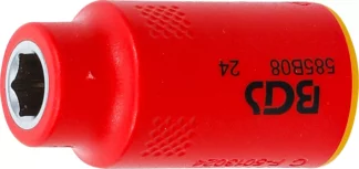 Douille pour clé VDE, six pans | 10 mm (3/8") | 8 mm