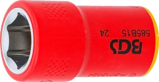 Douille pour clé VDE, six pans | 10 mm (3/8") | 15 mm