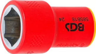 Douille pour clé VDE, six pans | 10 mm (3/8") | 18 mm
