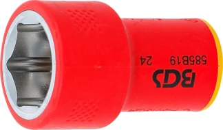 Douille pour clé VDE, six pans | 10 mm (3/8") | 19 mm