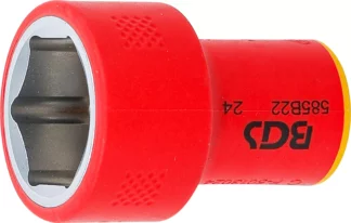 Douille pour clé VDE, six pans | 10 mm (3/8") | 22 mm