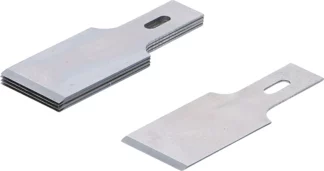 Lames de grattoir de rechange pour art. 364 | 0,6 x 16 mm | 5 pièces
