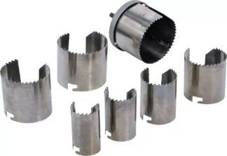 Jeu de scies-cloches | Ø 26 - 63 mm | profondeur 43 mm | 7 pièces