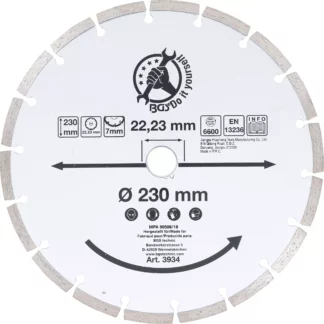 Disque de coupe en segments | Ø 230 mm
