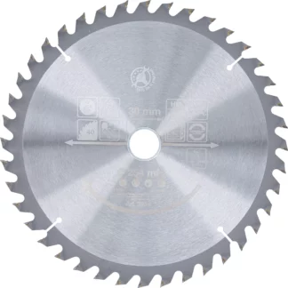 Lame de scie circulaire en métal dur | Ø 254 x 30 x 3,2 mm | 40 dents