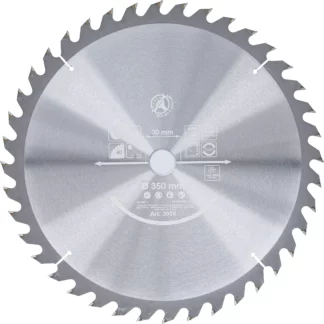 Lame de scie circulaire en métal dur | Ø 350 x 30 x 3,4 mm | 40 dents