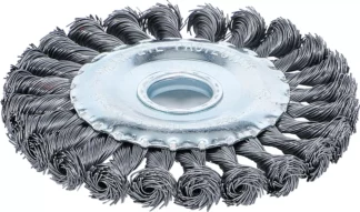 Brosse plate | brosse ronde tressée | Ø 125 mm