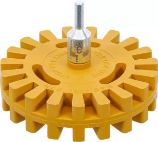 Gomme enlève autocollants | à lamelles | Ø 100 mm