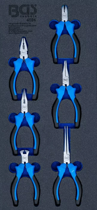 Insert de servante d'atelier 1/3 : Jeu de pinces mini de précision | 6 pièces