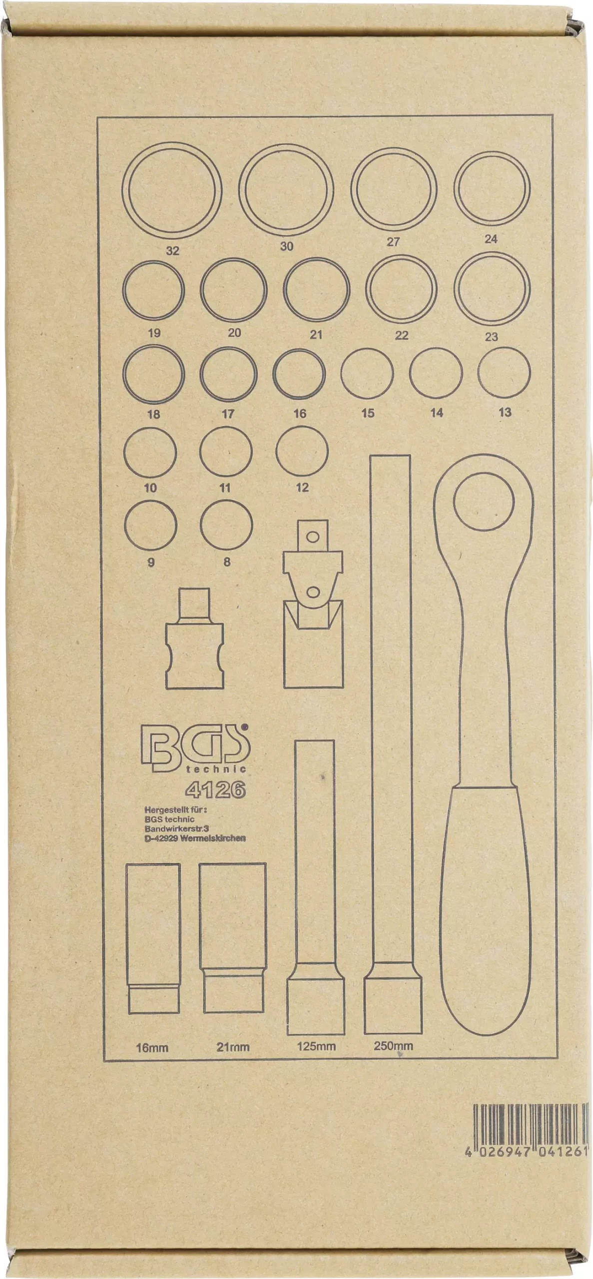Insert de servante d'atelier 1/3 : Jeu de clé à douilles | 12,5 mm (1/2) | 27 pièces – Image 3