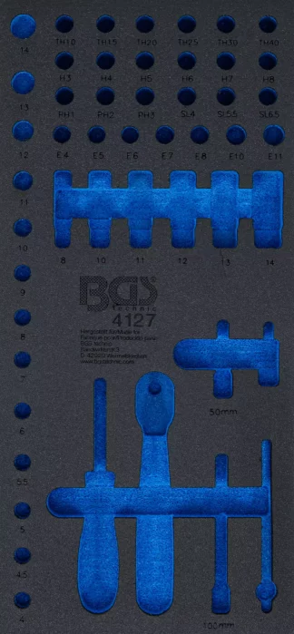 Insert de servante d’atelier 1/3, vide : pour art. 4127