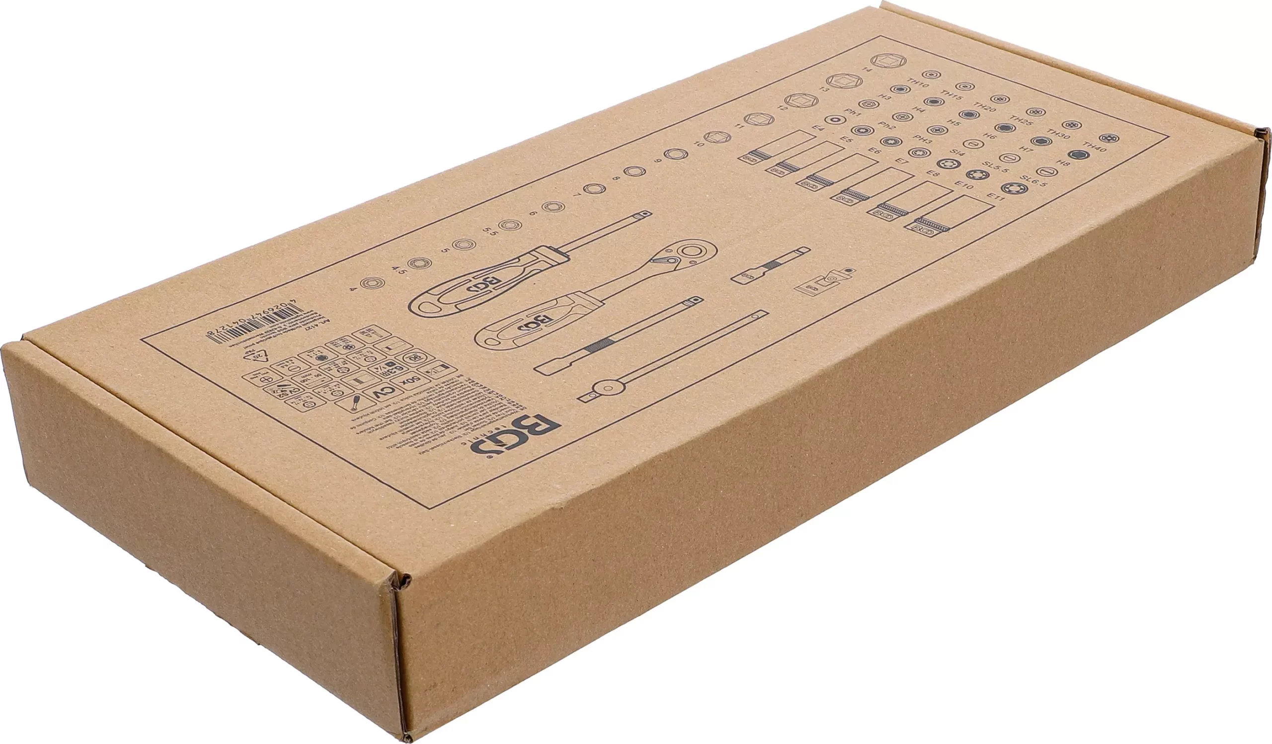 Insert de servante d’atelier 1/3 : Jeu de douilles | 6,3 mm (1/4") | 50 pièces – Image 3