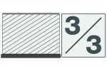 3/3 de tiroir servante