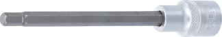 Douille à embouts, longueur 140 mm, 12,5 mm (1/2") | six pans intérieurs 7 mm