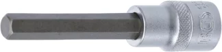 Douille à embouts, longueur 100 mm, 12,5 mm (1/2") | six pans intérieurs 10 mm