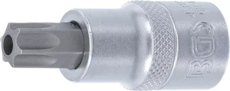 Douille à embouts | 12,5 mm (1/2") | profil T (pour Torx) avec perçage T55