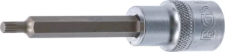 Douille à embouts | longueur 100 mm | 12,5 mm (1/2") | denture multiple intérieure (pour XZN) M5