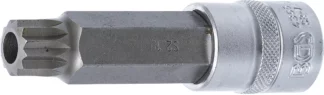 Douille à embouts | longueur 100 mm | 12,5 mm (1/2") | denture multiple intérieure (pour XZN) avec perçage M18