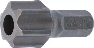 Embout | Longueur 30 mm | 8 mm (5/16") | profil T (pour Torx) avec perçage T70