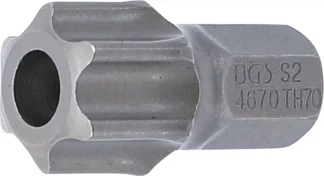 Embout | Longueur 30 mm | 10 mm (3/8") | profil T (pour Torx) avec perçage T70