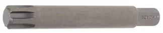 Douilles à embouts | Longueur 100 mm | 10 mm (3/8") | profil cannelé (pour RIBE) M14