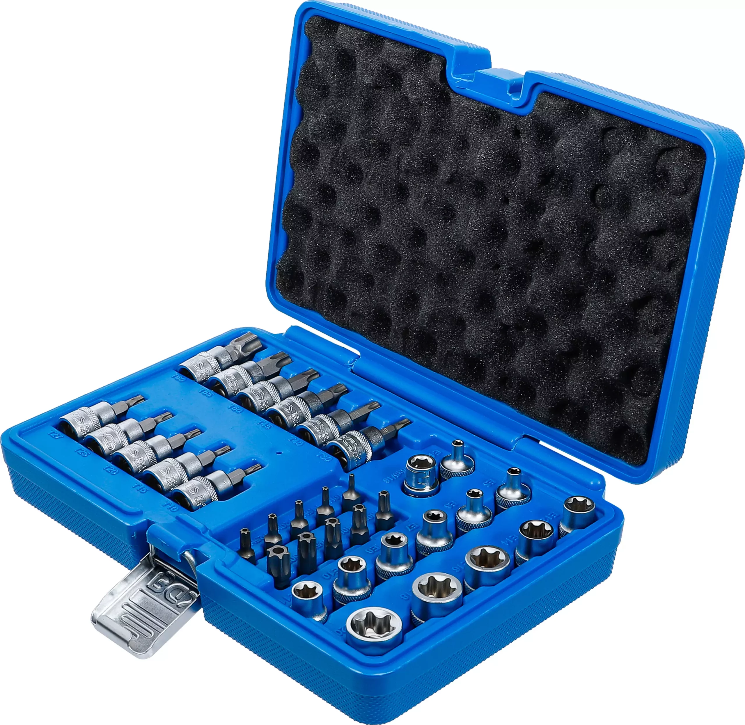 Jeu d'embouts et de clés à douille | 10 mm (3/8") | profil E / profil T (pour Torx) | 34 pièces – Image 3