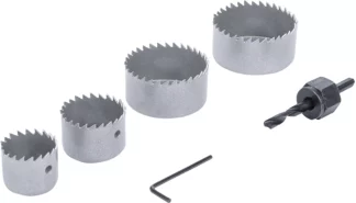 Jeu de scies-cloches | Ø 32 - 54 mm | profondeur 24 mm | 6 pièces