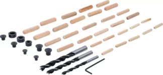Jeu de chevilles/forets bois | 6 - 10 mm | 43 pièces