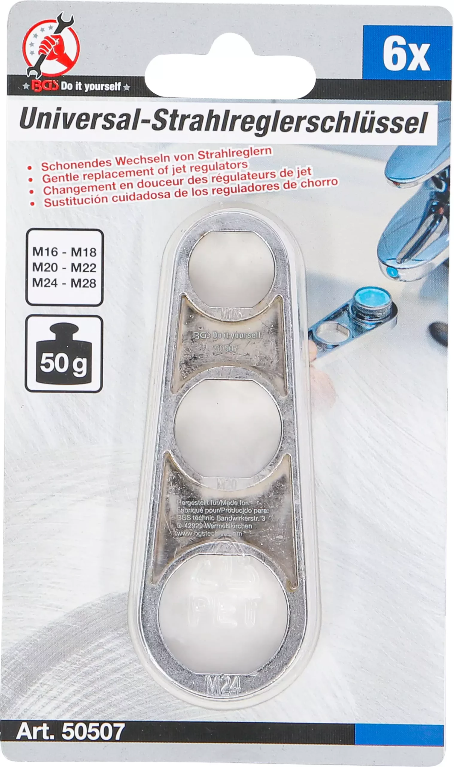 Clé pour régulateur de jet | universelle | M16 - M24 – Image 5